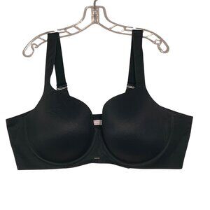 Lane Bryant Cacique Lightly Lined Balconette Bra 48DD Deep Green Adj Straps